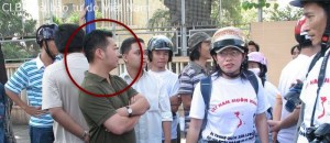 Tạ Phong Tần biểu tình ở Sài Gòn năm 2007