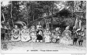 Một gánh hát bội ở SG đầu thế kỷ XIX. 