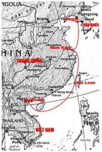 Hải trình từ VN sang Cao Ly (Hàn Quốc) năm 1226 của Hoàng thân Lý Long Tường